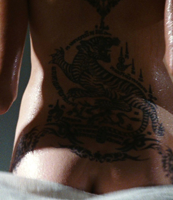 Angelina Jolie quality pics of tattoo on nude ass #75397678