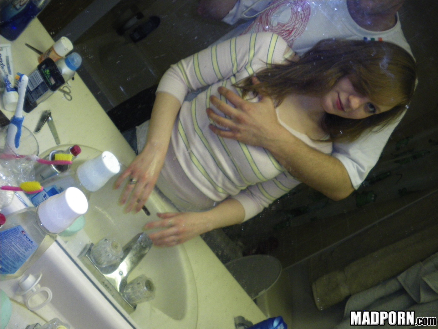 Hot 18 y.o. redhead fucks and suck her BF and get facialized wickedly #79352451