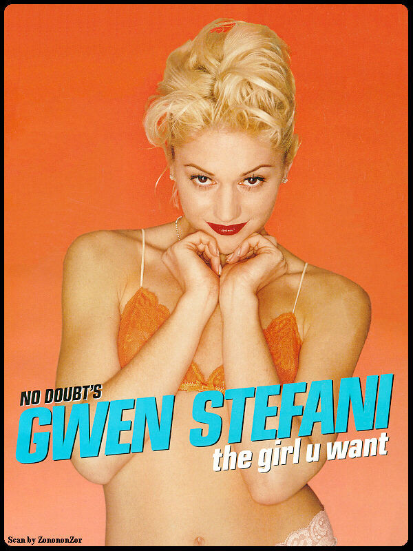 No doubt lead singer gwen stefani nude and see thru
 #75369401