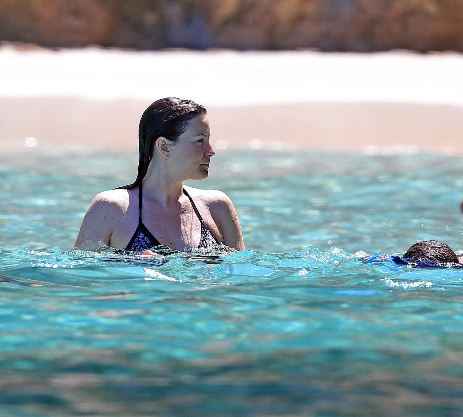 Liv Tyler shows off her ass wearing bikini on a yacht in Ibiza #75187372