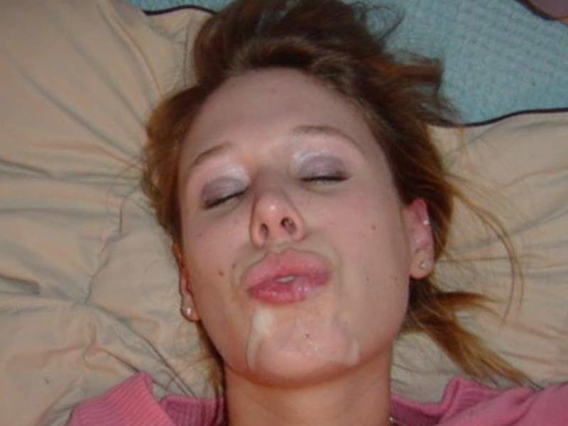 Real amateur girlfriends taking messy facials #75902715