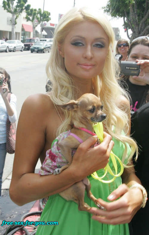 Paris Hilton showing pussy and nipple slip paparazzi photos #75436440