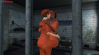 Interracial lesbian sex created in virtual fetish 3d sex ...