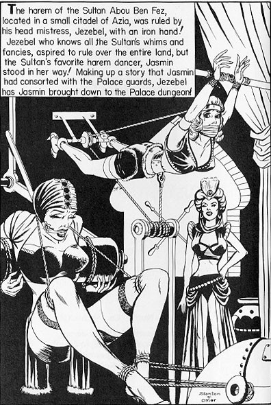 Bizarre weibliche Dungeon-Bondage-Zeichnungen
 #69716326