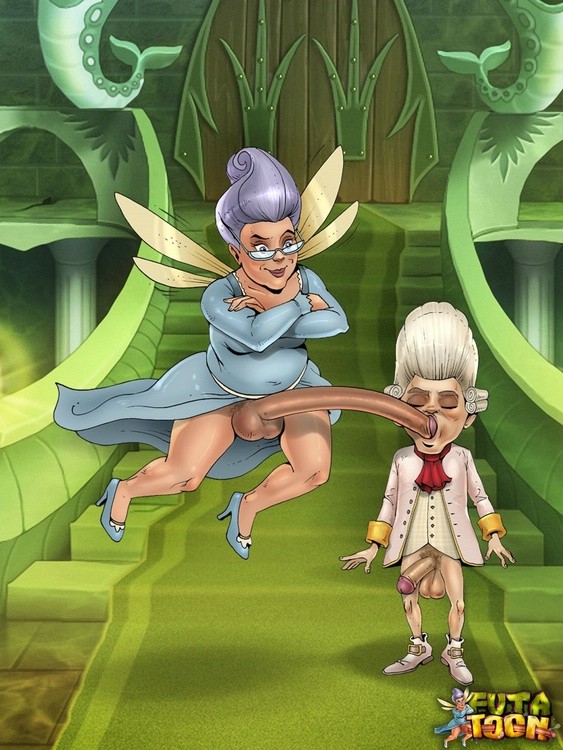 The Fairy Shemale Godmother from Shrek toon series #69543555