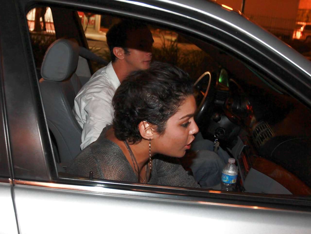 Vanessa Hudgens showing her black bra and sexy in fuck me boots paparazzi pictur #75292027