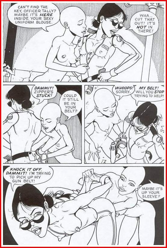 Skinny kinky lesbische Bondage-Comic
 #76653329