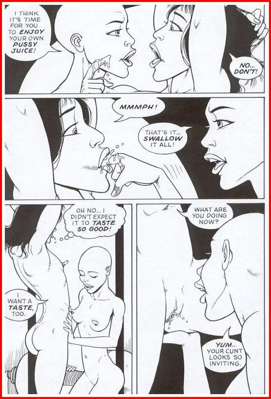 Skinny kinky lesbische Bondage-Comic
 #76653367