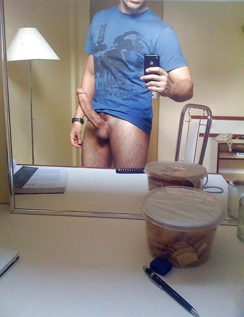 Real Amateur Shows Off His Long White Dick
