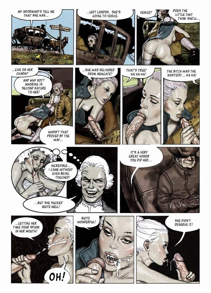 Dünne schöne Blondine in klassischen sexuellen schmerzhaften Fetische Orgie
 #69658825