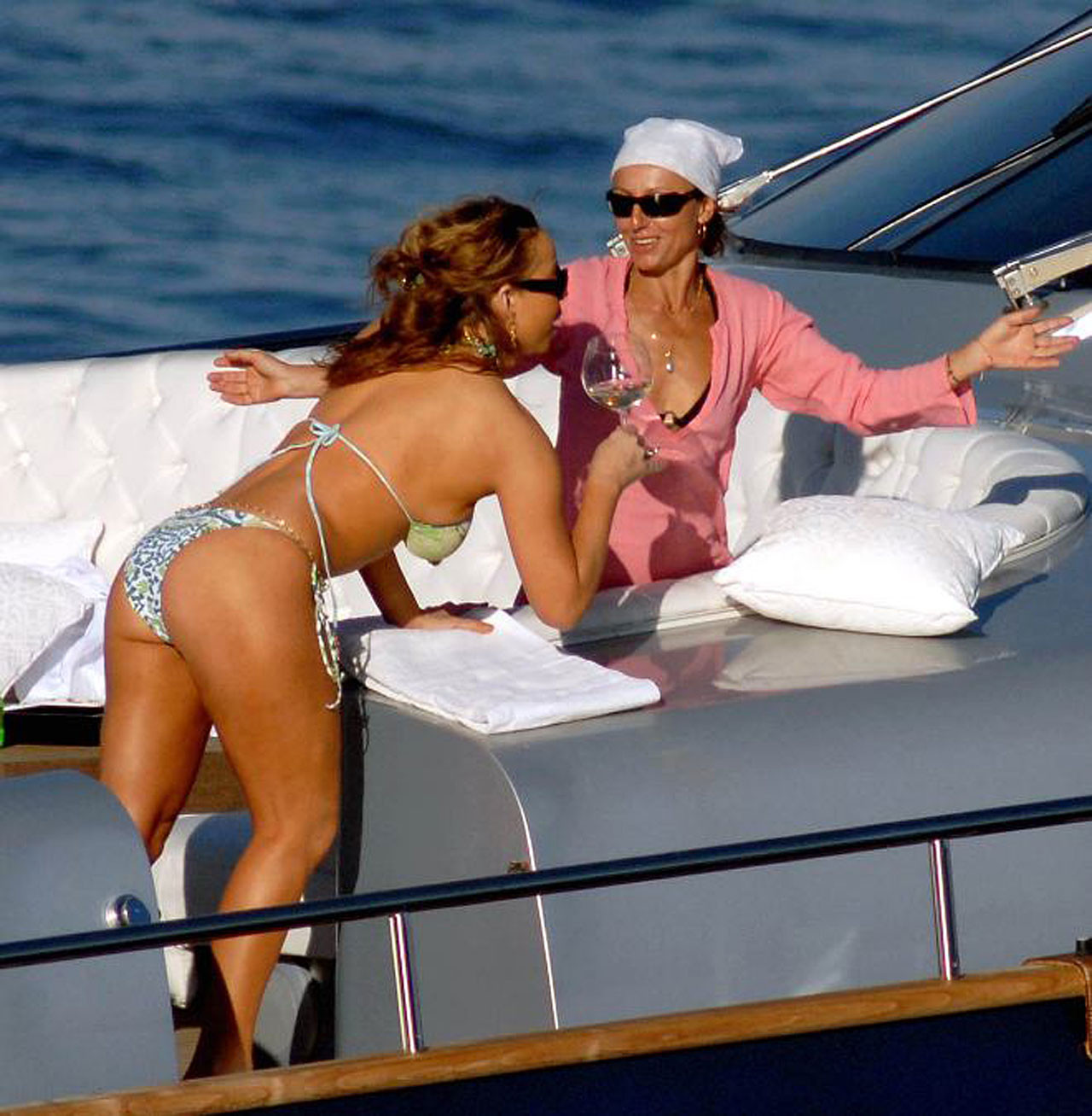 Mariah Carey enjoying on beach and showing sexy body in bikini #75373887