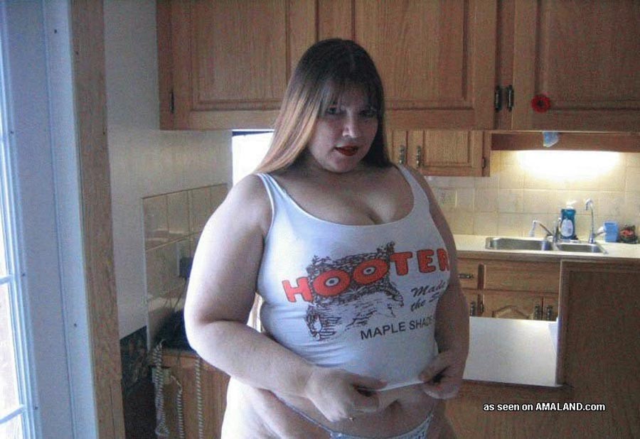 BBW chick aspiring to be a hooter girl #71719277