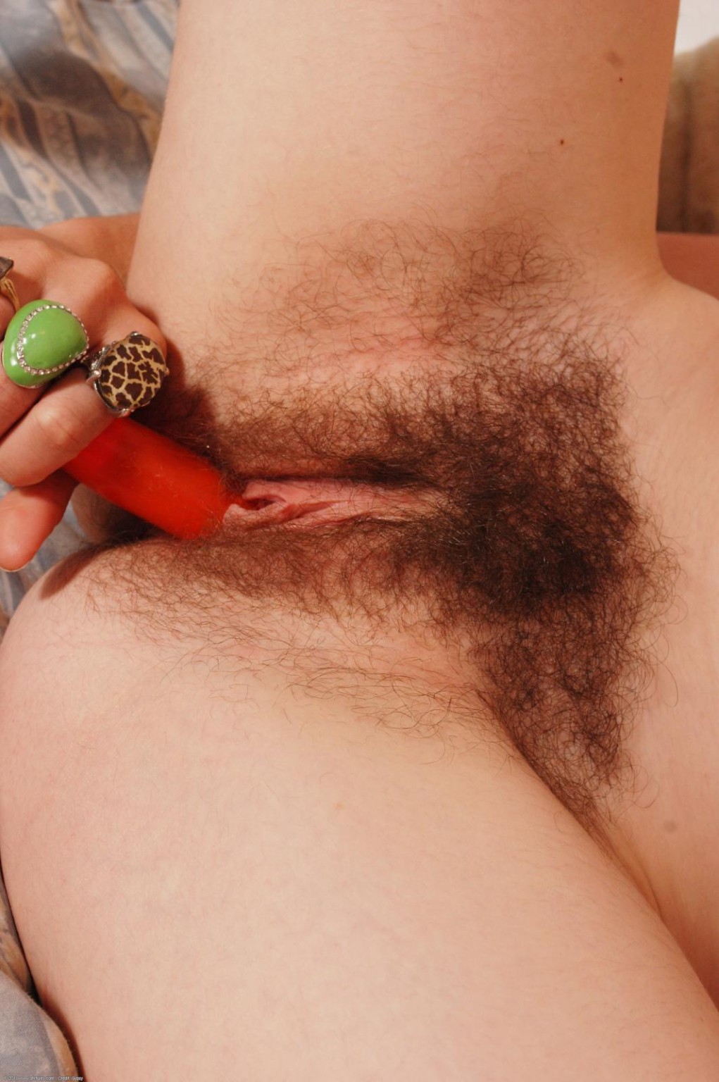 Hairy amateur Barb spreading and toying muff #68406340