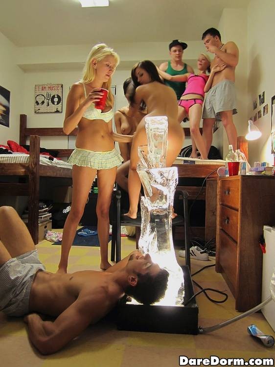 Naughty college sluts ready for sex on their party #79487794