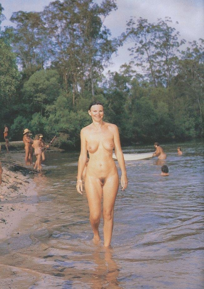 Vintage beach nudist #71239947