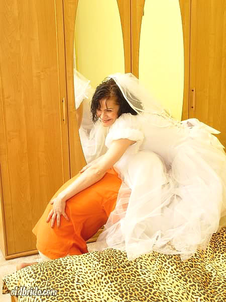 He wanted her to slip into her wedding dress before banging her senseless #77737067