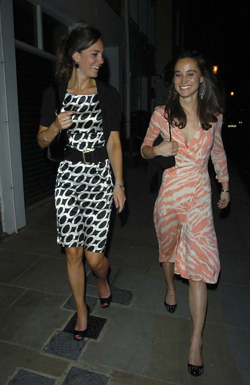 Princess Kate Middleton flashing her panties upskirt in car paparazzi pictures #75306419