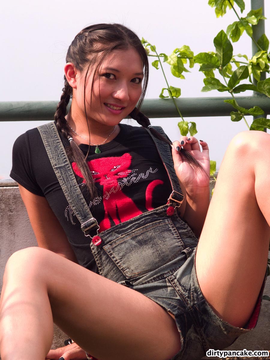 Asian teen girl in pigtails #69960893