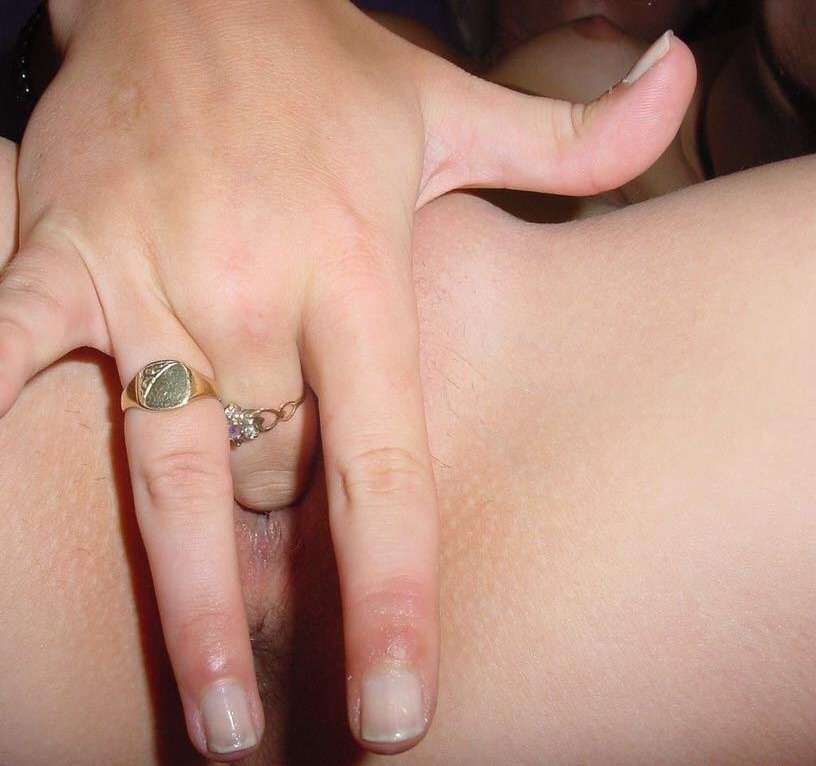 Pictures of a tattooed blonde fingering her pussy #68425371