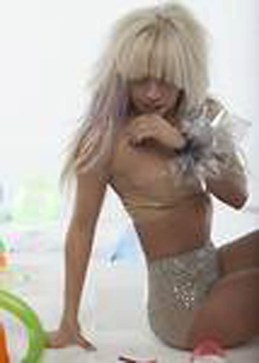 Lady Gaga showing tits under her see thru dress #75280845