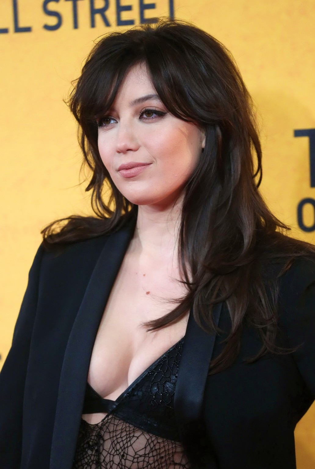 Daisy Lowe see-through to lingerie at The Wolf of Wall Street premiere in London #75207763