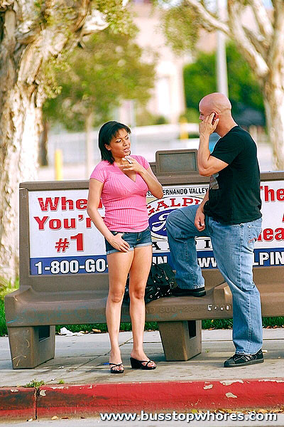 This bus stop whore gets not a ride back home but a cock ride instead #74361723
