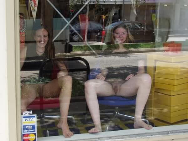 Crystal and Angela in a Public Flashing Contest #78638518