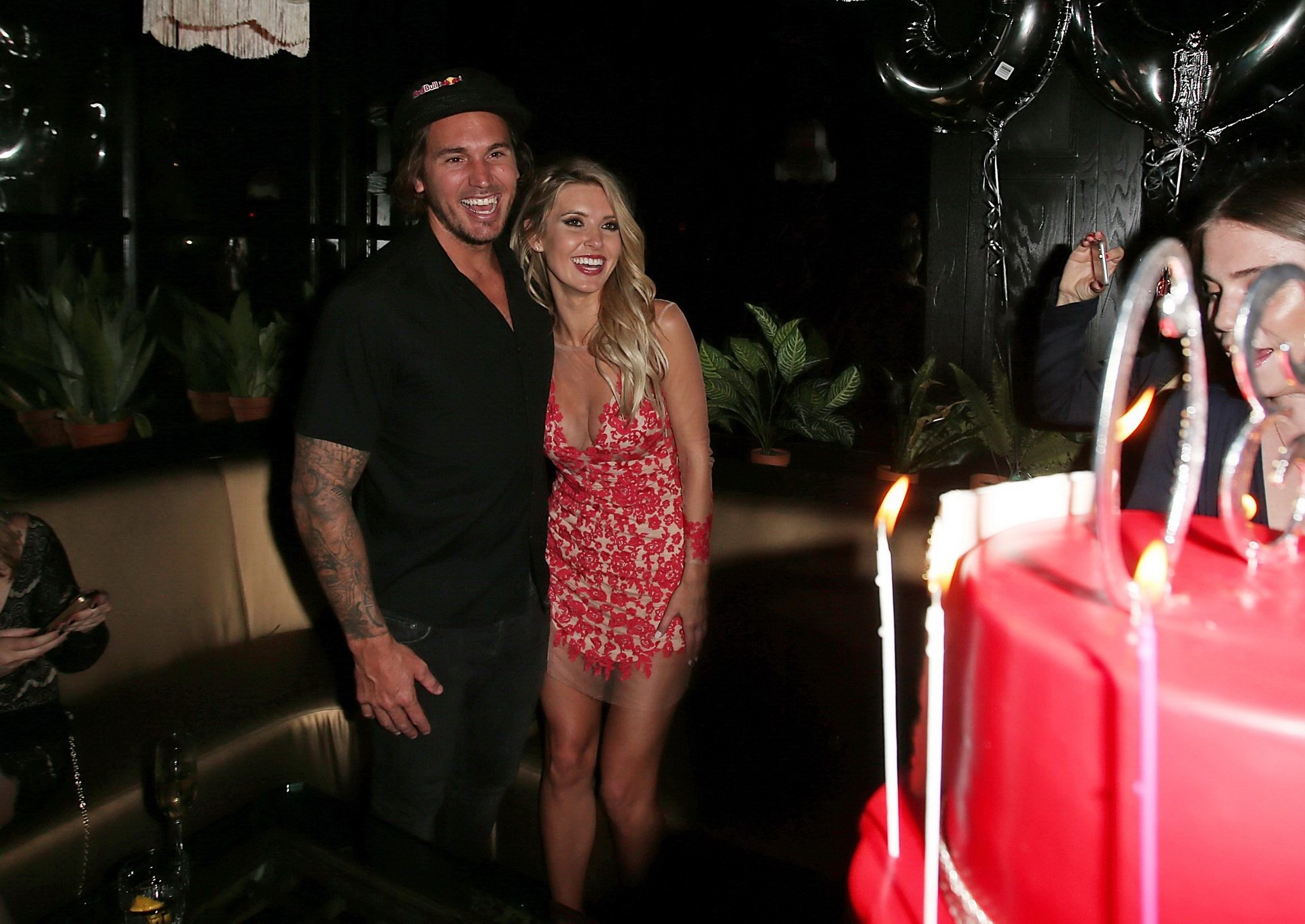 Audrina Patridge busty at the surprise party for her 30th birthday at Blind Drag #75164411