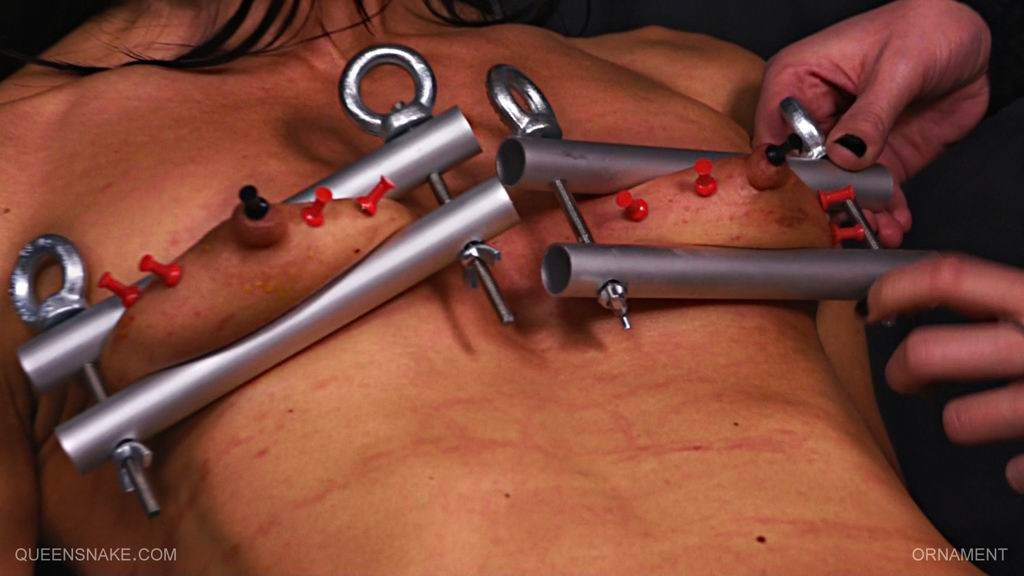 Torture extrême des seins et douleurs extrêmes du bdsm
 #71894024