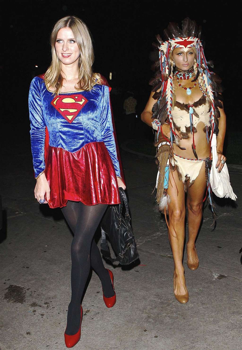 Paris Hilton looking very sexy in Helloween costume and showing her big cleavage #75328213