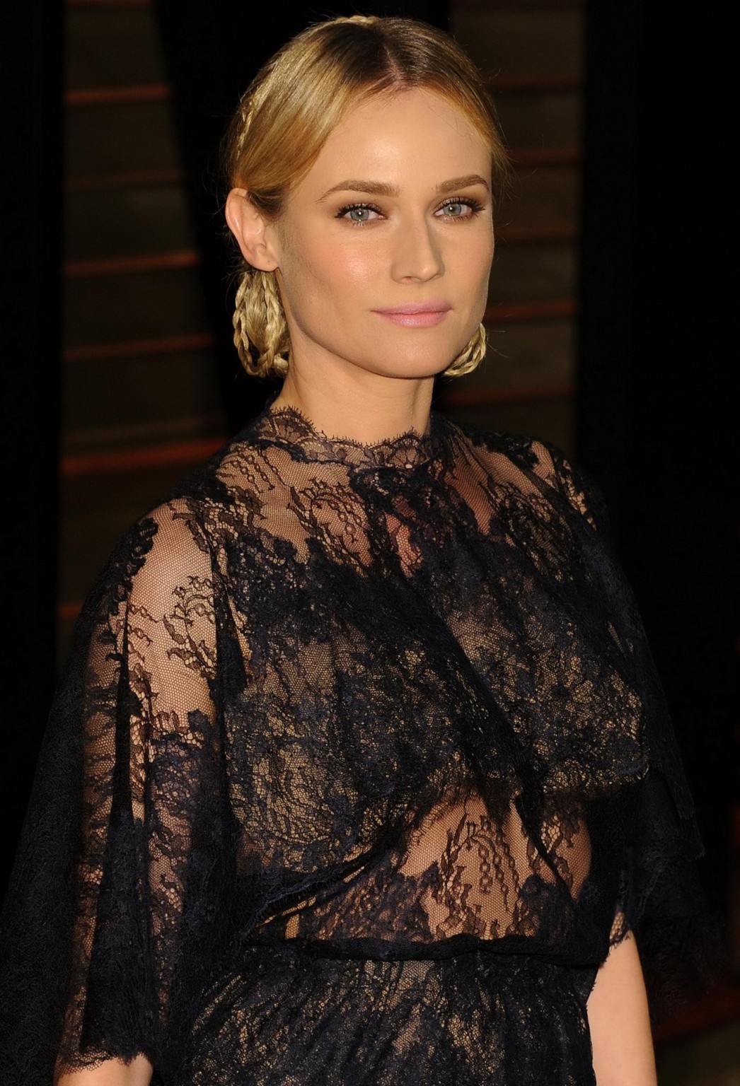 Diane Kruger wearing a see through dress at the Vanity Fair Oscar Party in Holly #75201910