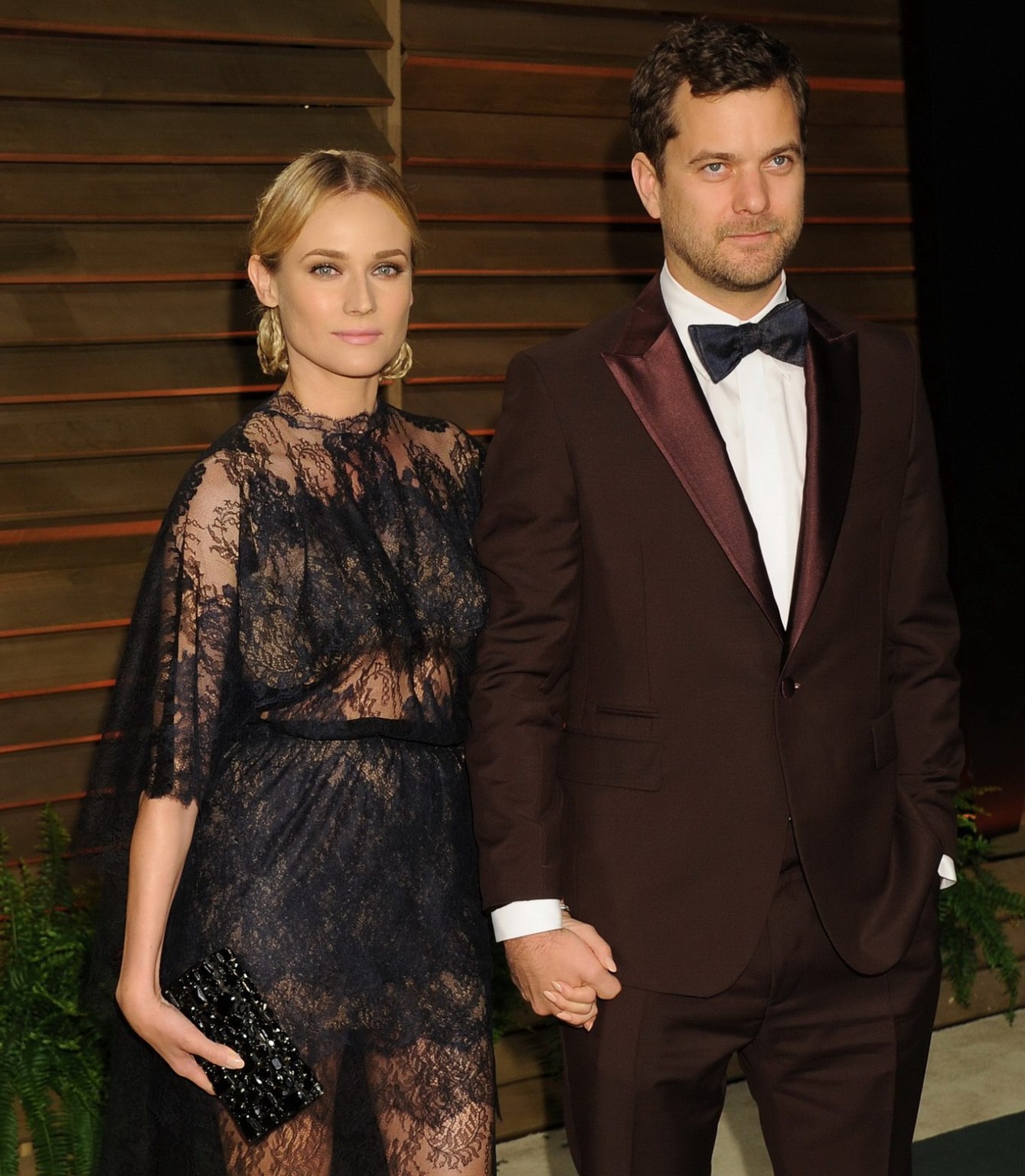 Diane Kruger indossando un abito see through al vanity fair oscar party in agrifoglio #75202022