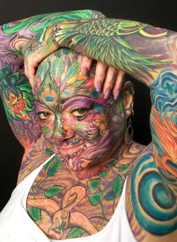 Extreme tattoo and piercing #73227506