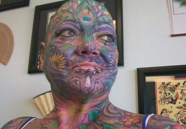 Extreme tattoo and piercing #73227509