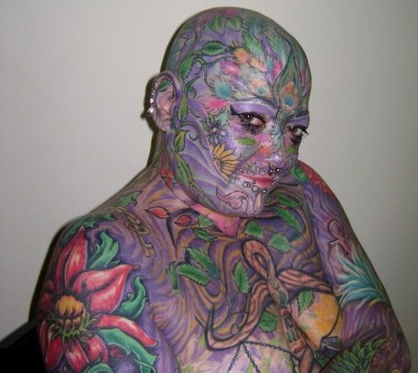 Extreme tattoo and piercing #73227564