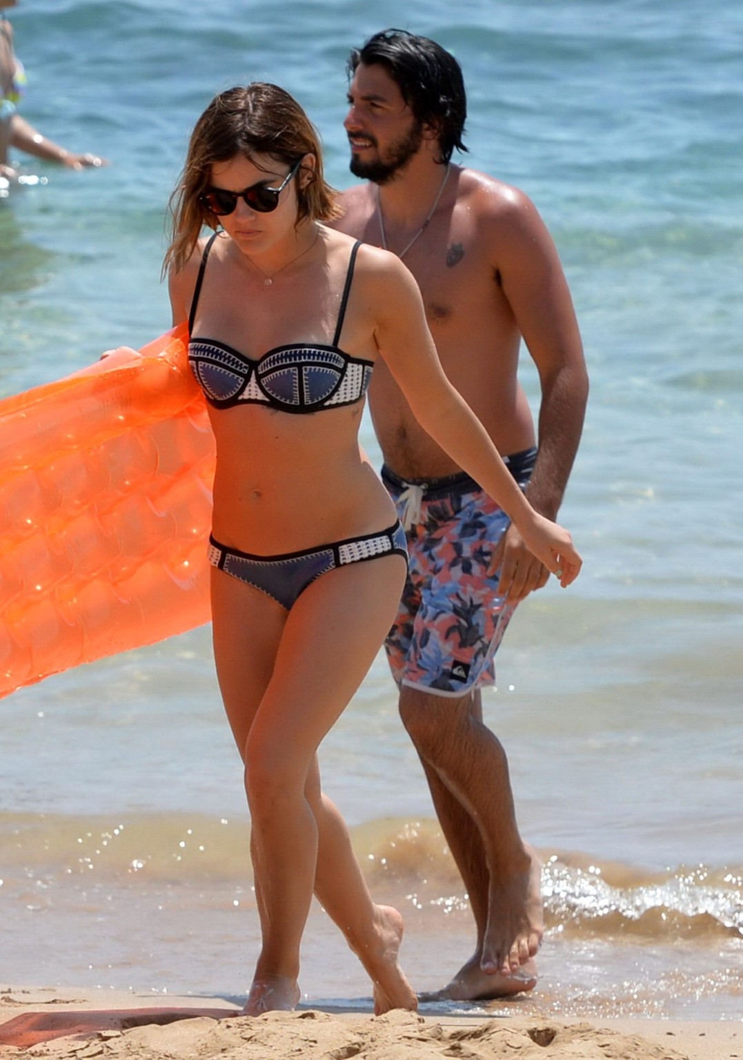 Lucy Hale showing off her bikini body on a Hawaiian beach #75159635