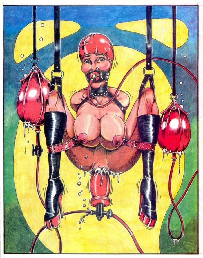 Orgasmes bdsm et sexe fétichiste bizarre en bande dessinée
 #69717107