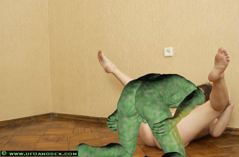 green alien fucks sexy chick #69711651