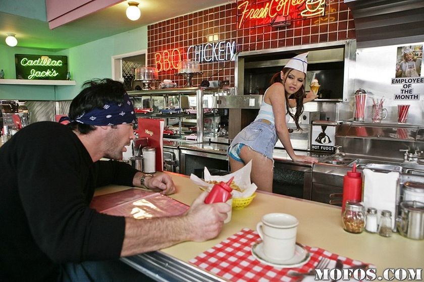 Missy Stone banged in a burger place #67458661