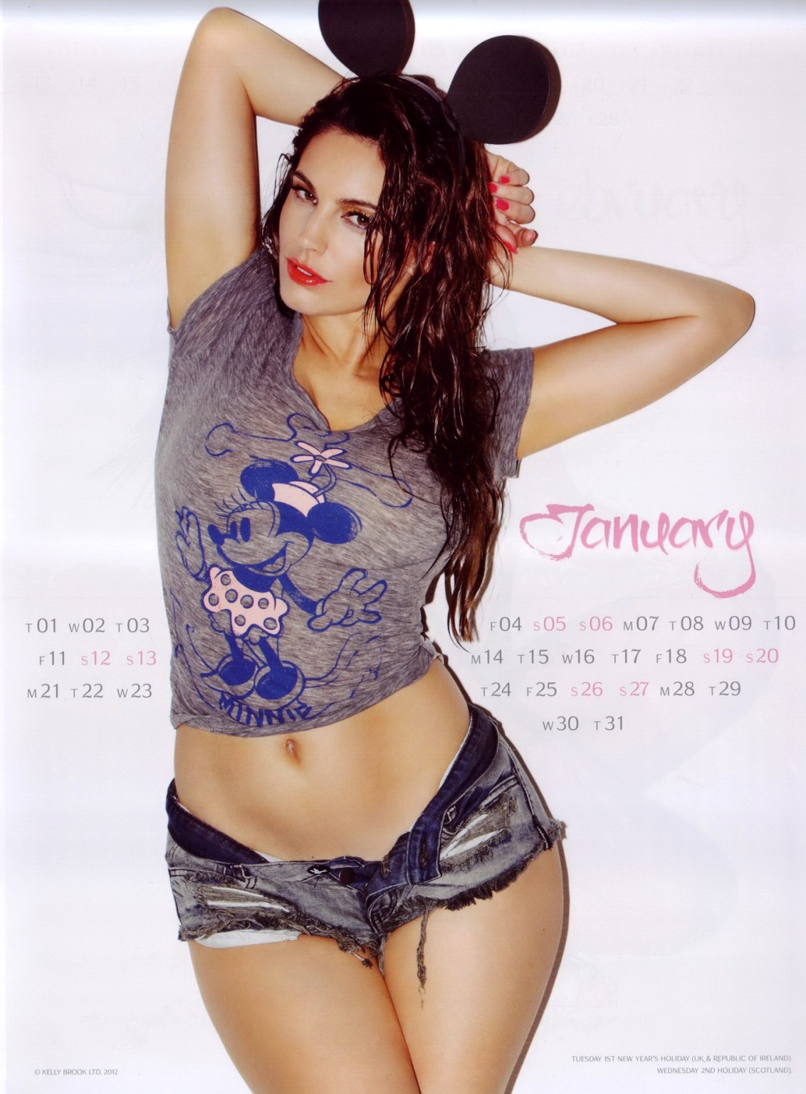 Vollbusige kelly brook sieht sehr heiß in ihrem offiziellen kalender 2013
 #75253174