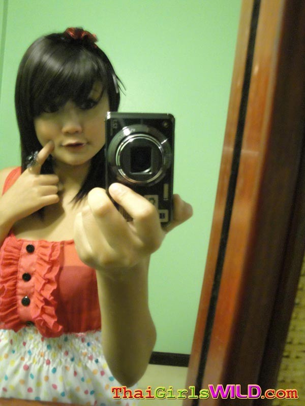 Tiny cute Asian teen doing self shot poses and being naughty #69749823