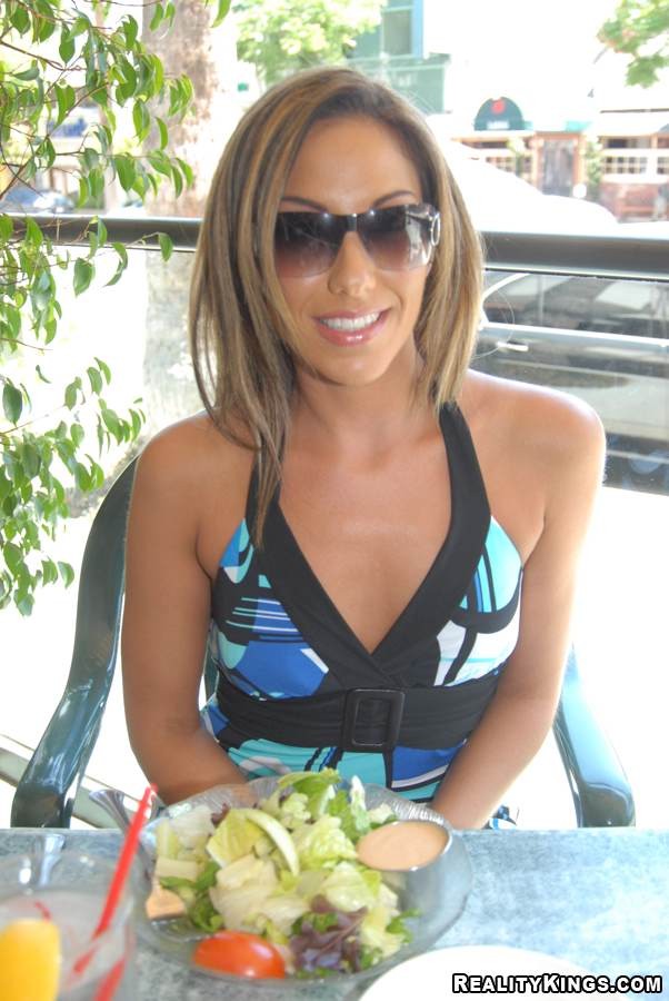 We went to some nice little restaurant by my house to catch up. After our meal,  #77544579