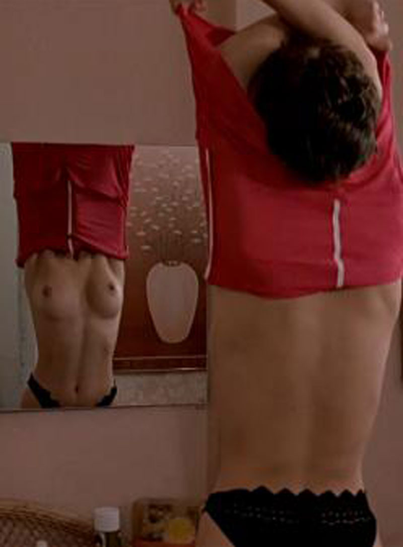 Jaime Lee Curtis nice topless in front of a mirror #75312972