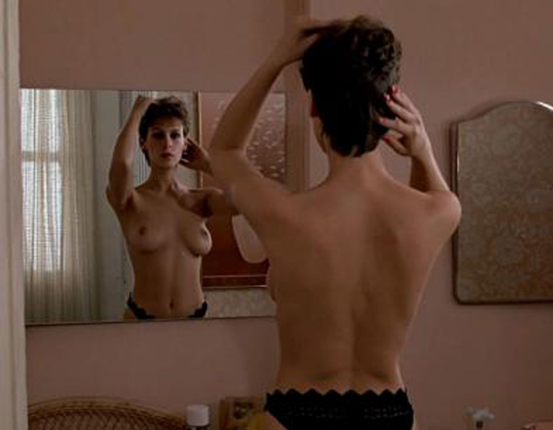 Jaime Lee Curtis nice topless in front of a mirror #75312985