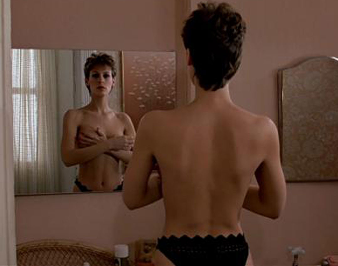 Jaime Lee Curtis nice topless in front of a mirror #75312993
