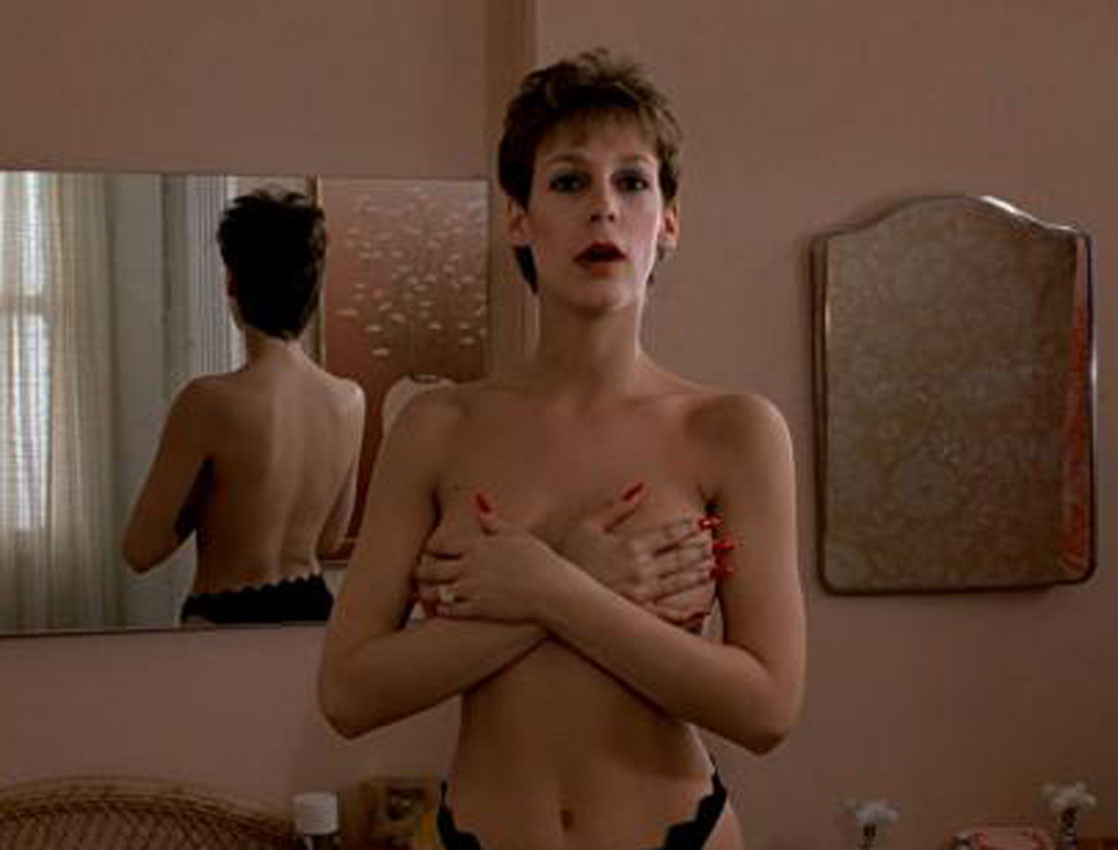Jaime Lee Curtis nice topless in front of a mirror #75313002