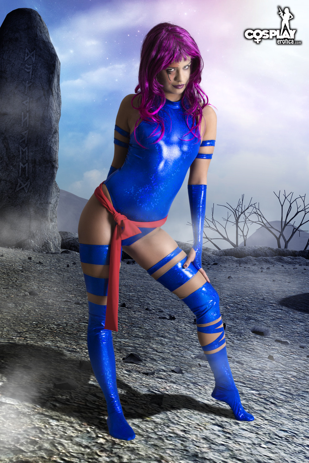 CosplayErotica  Psylocke XMen 3 The Last Stand nude cosplay #71053779