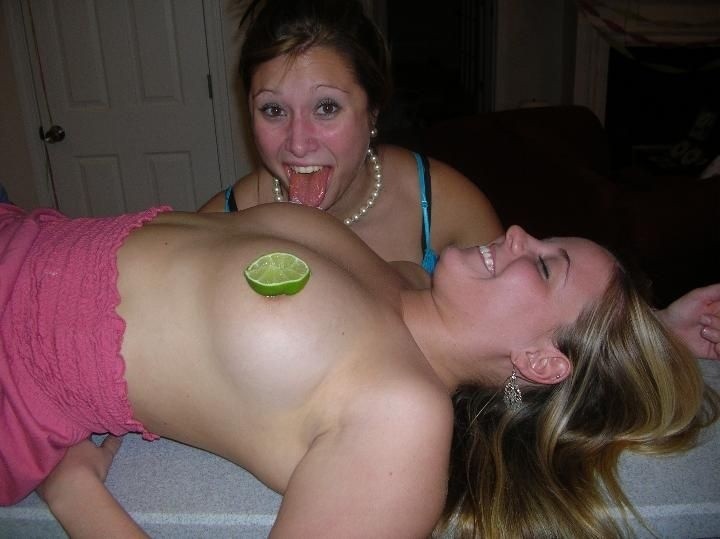 Wild Drunk College Chicks Flashing Perky Breasts #76401396