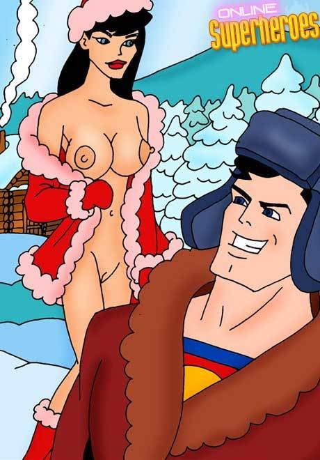 Kim bekommt einen Gangbang und schluckt den gefesselten Superman
 #69581232