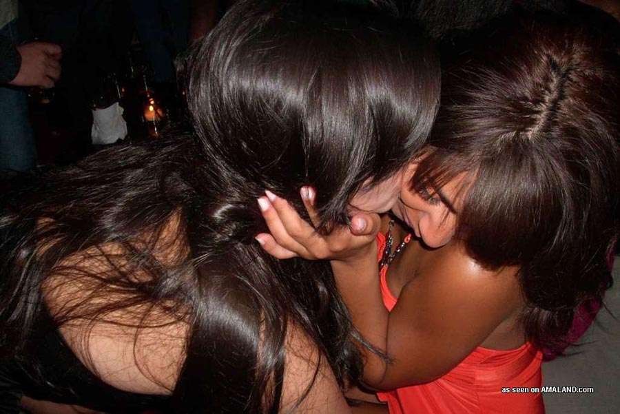 Lesbian party girl getting slutty with her friend #71553162
